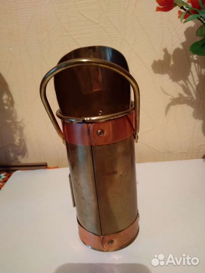 Зольник медный винтажный