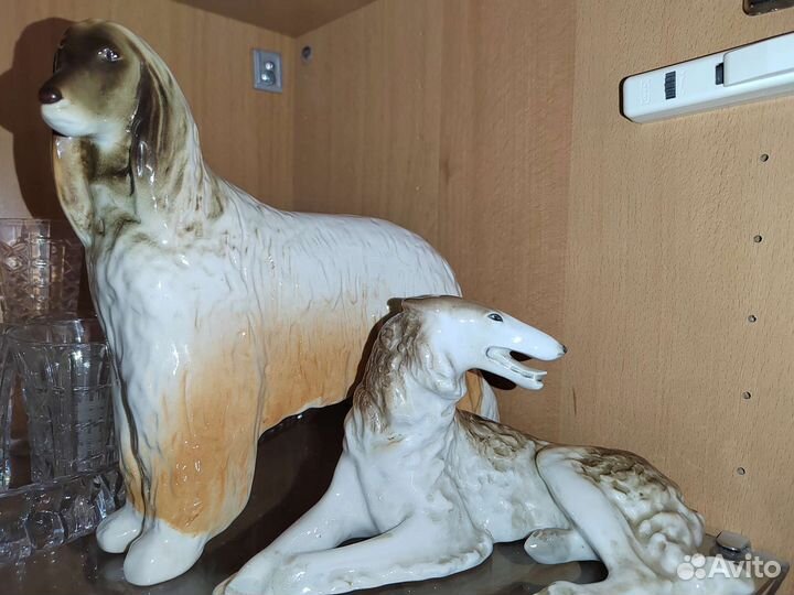 Статуэтки собаки фарфоровые СССР