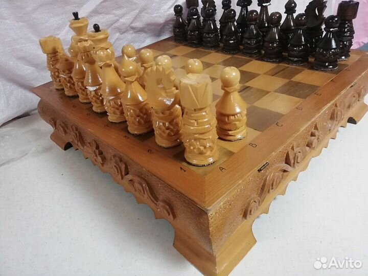 Большие резные шахматы Ручная работа
