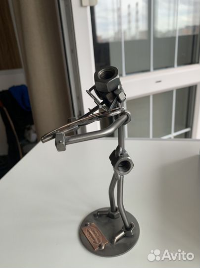 Фигурка металлическая скрипач