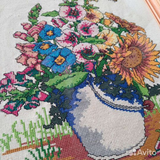 Картина,вышитая крестом 