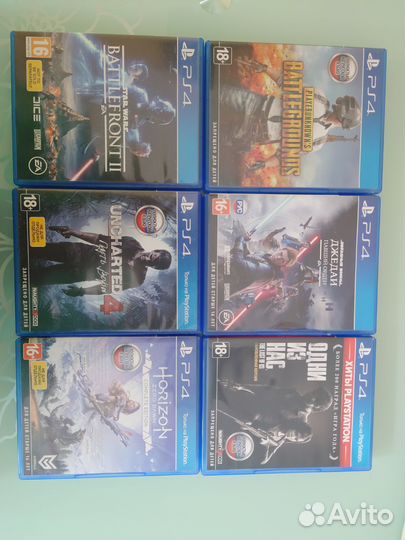Диски с играми для Sony PS4