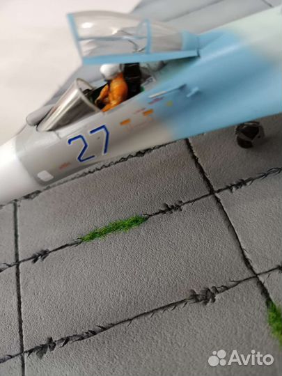 Модель самолета Су-27 см