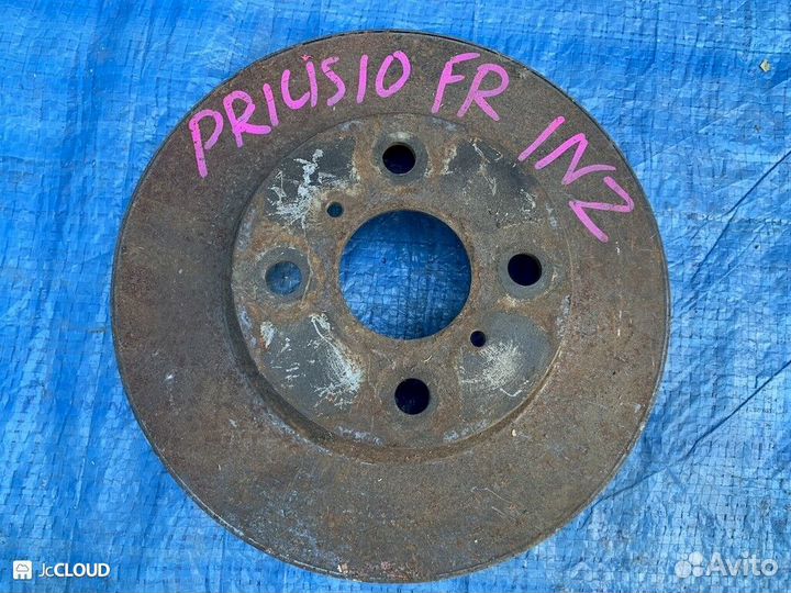 Тормозной диск на toyota prius NHW10 1nzfxe