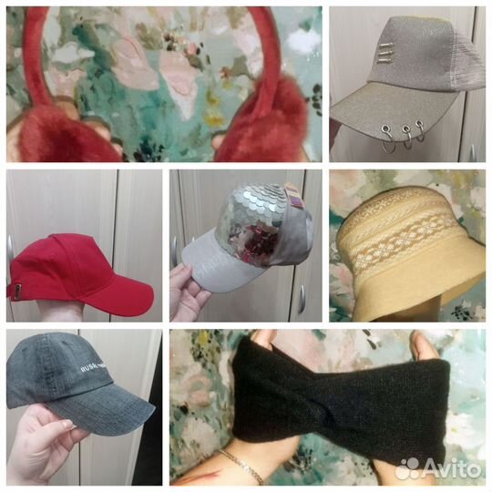Кепка, бейсболка, шапка, повязка, наушники