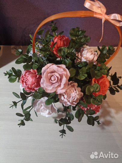 Букет из мыла ручной работы