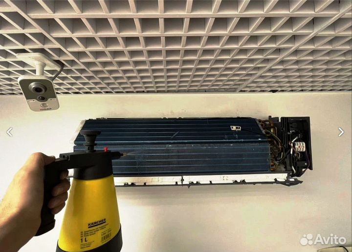 Чистка кондиционера Заправка кондиционера