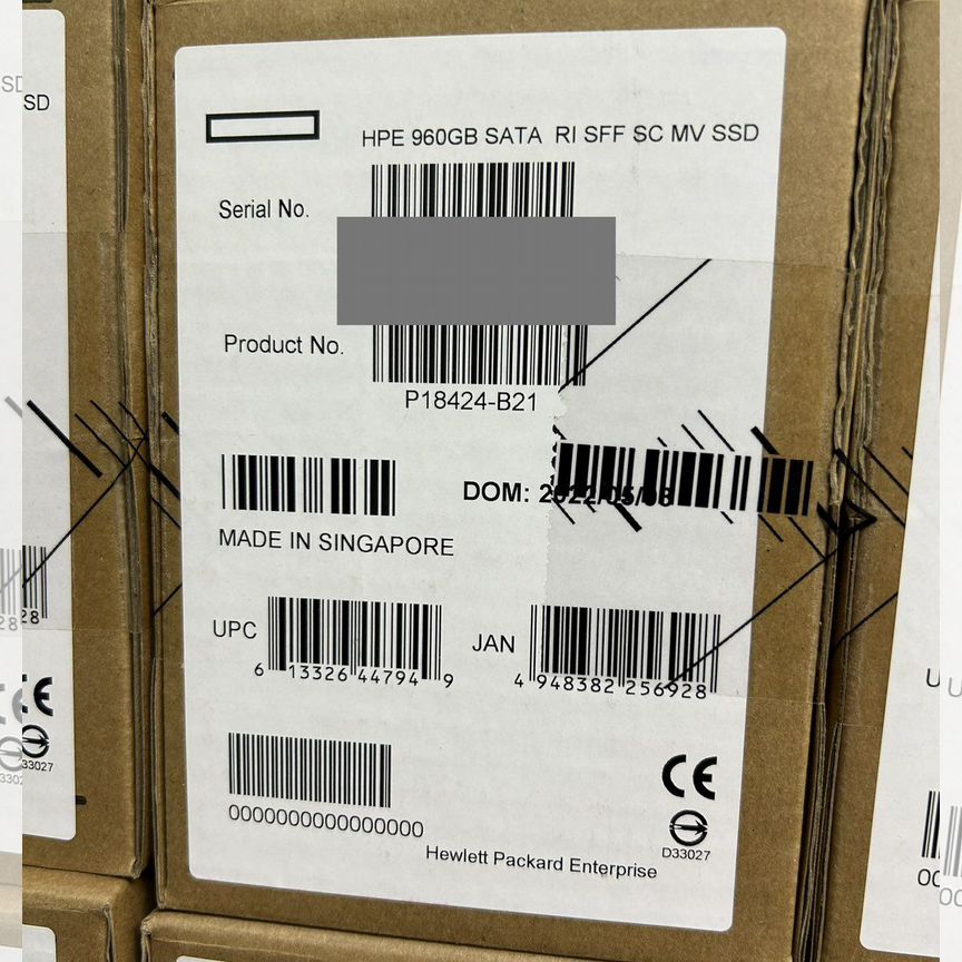 [P18424-B21] Жесткий Диск Hp 960gb Ssdp18483-001