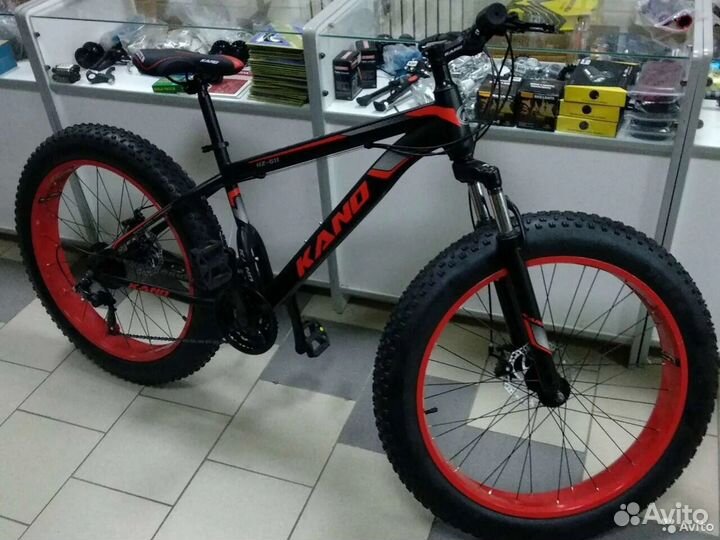 Фетбайк новый чёрно-красный