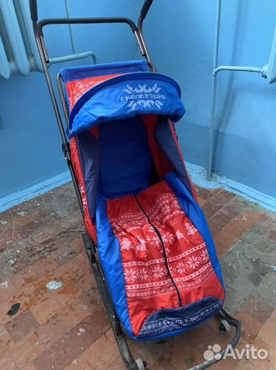 Коляска санки