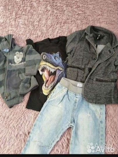 Вещи детские пакетом, на 3 4 5 лет