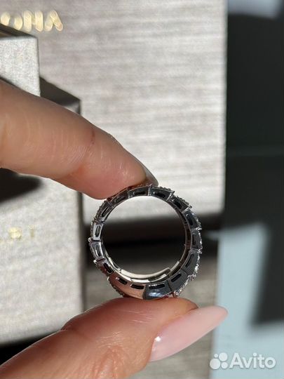 Кольцо bulgari serpenti 17 размер с бриллиантам