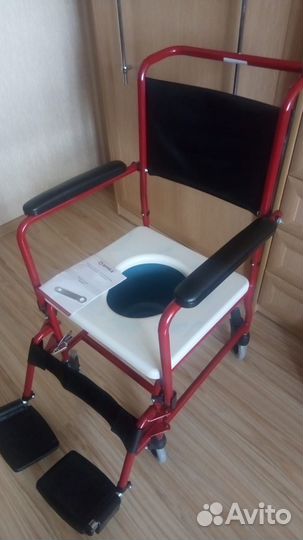 Санитарное кресло туалет на колесах