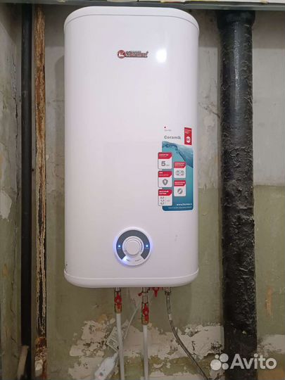 Установка водонагревателя накопительного/ проточно