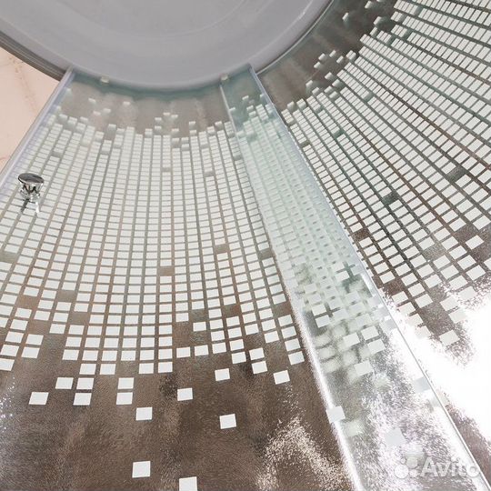 Душевая кабина 80х120х215 Deto L902R правая рифле