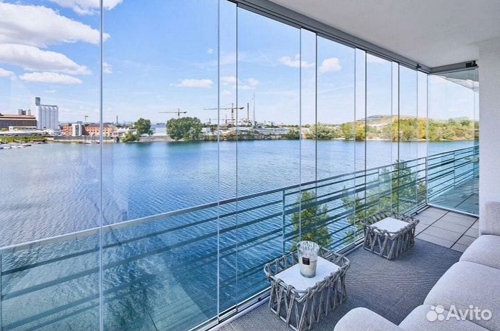 Безрамное остекление