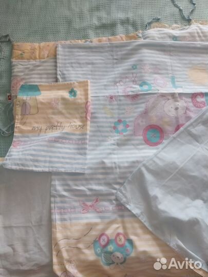 Бортики в детскую кроватку бу