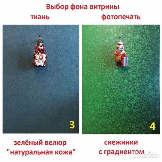 Ёлочные игрушки витрина для коллекции