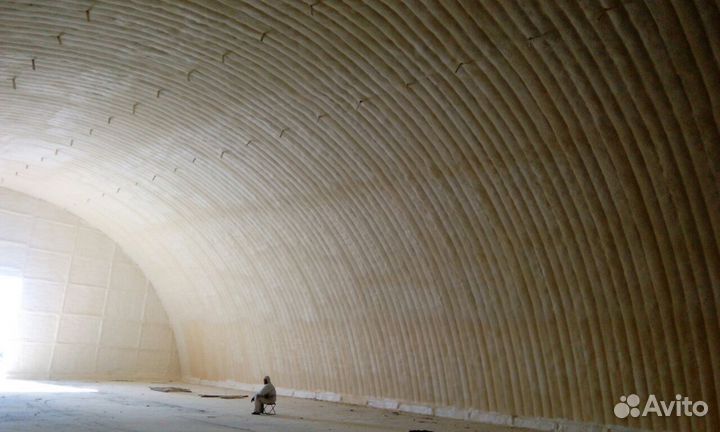 Утепление пенополиуретаном складов/ангаров