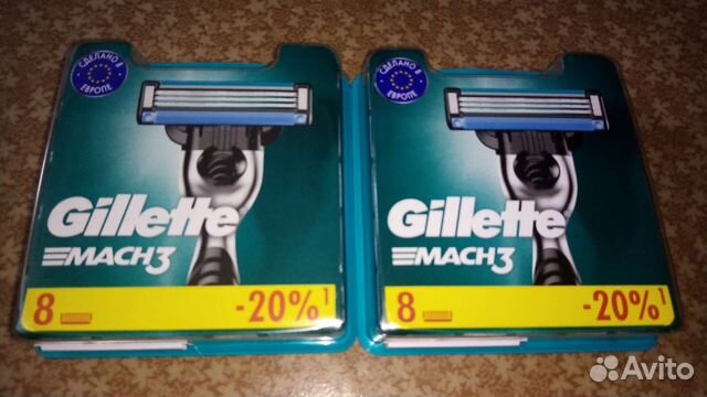 Gillette mach 3 кассеты 8 шт.оригинал. Гель 200 мл