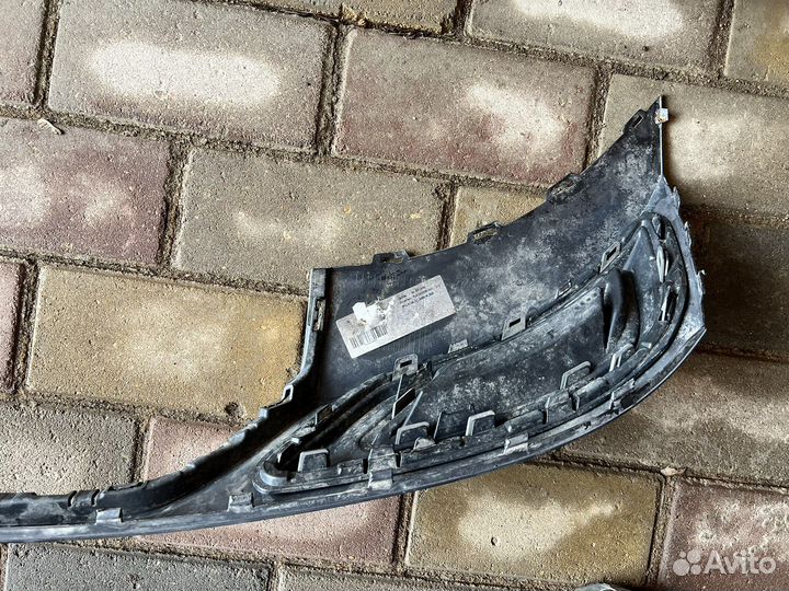 Диффузор на задний бампер audi q8