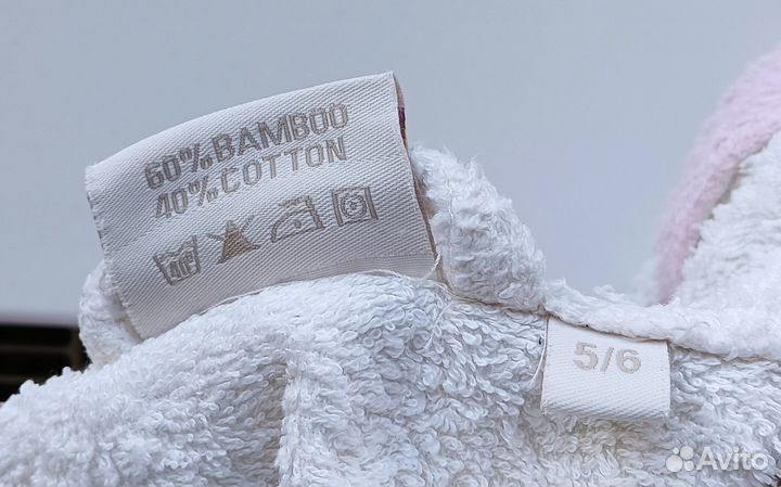 Махровый халат для девочки