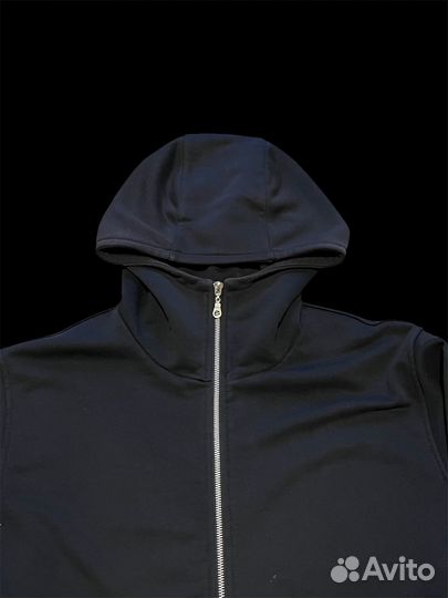 Zip hoodie handmade distres