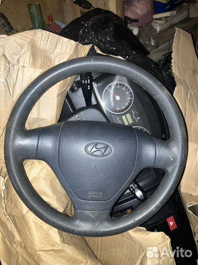 Руль с подушкой хендай гетц до рестайл