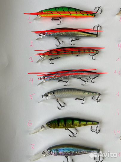 Воблеры Zipbaits, DUO, Jackall,Pontoo21