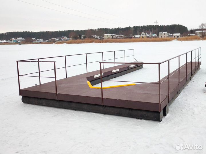 Понтон-паук для катера, сборный причал (смр)