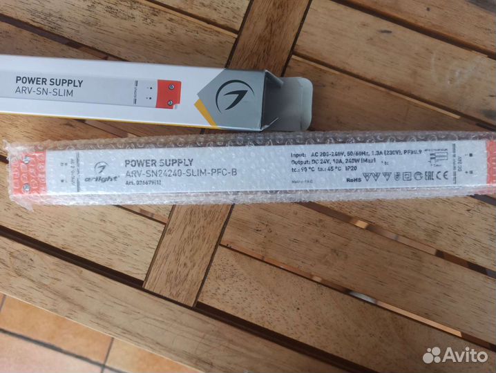 Новый блок питания Arlight ARV-SN24240-slim-PFC-B