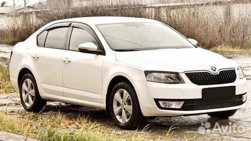 Реснички на фары для Skoda Octavia (A7) 2013-2017