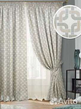 Шторы с подвязками