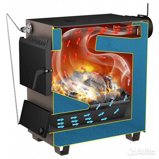 Твердотопливный котел каракан