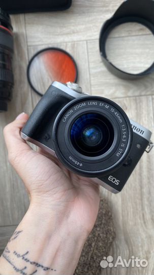 Комплект фотографа. Камера, обектив canon