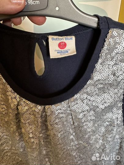 Топ с паетками для девочки