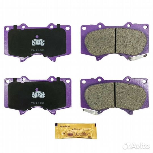 Колодки дисковые nibk PN1482