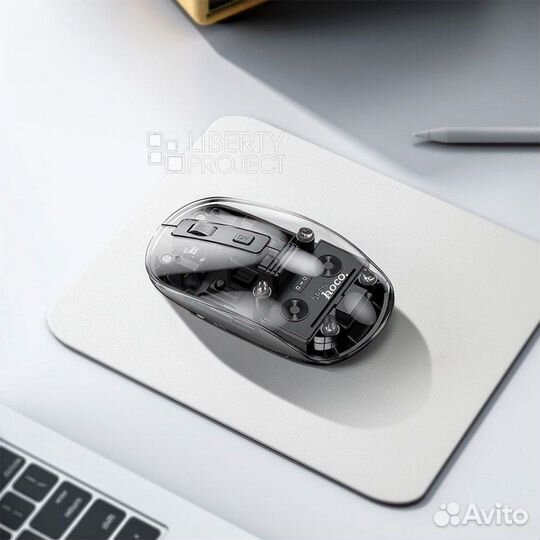 Мышь беспроводная Hoco GM29 Mysterious (черная)