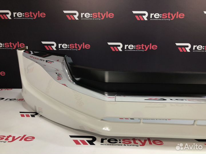 Сплиттер на бампер Toyota Land Cruiser Prado 150