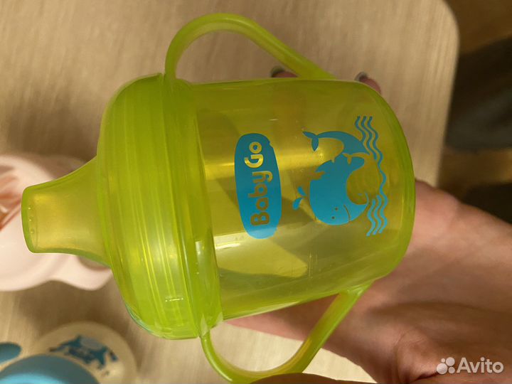 Поильник pigeon с трубочкой mag-mag