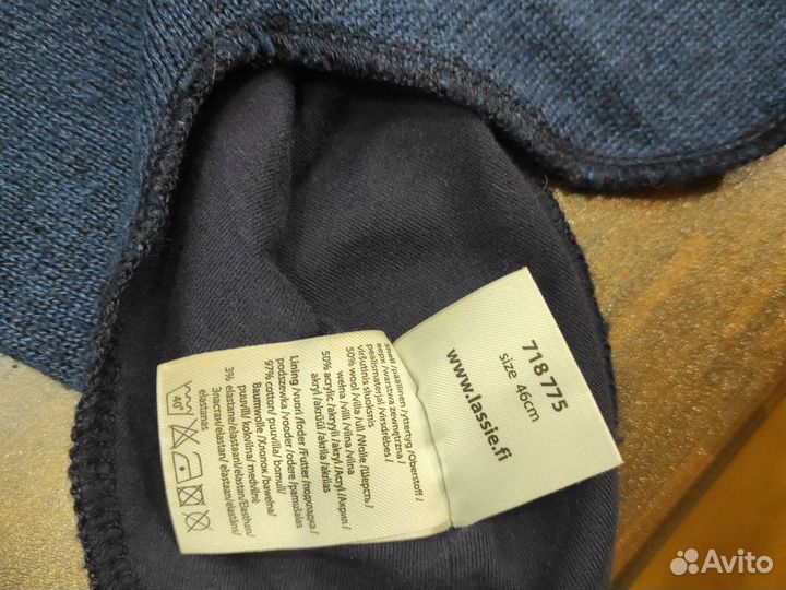 Шапка шлем для мальчика lassie 46 см