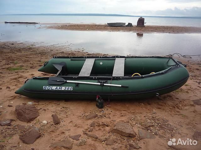 Лодка Solar 380 c 4-х тактным мотором suzuki 15