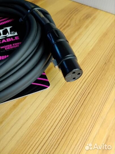 Новый микрофонный кабель ernie ball 7,62 m
