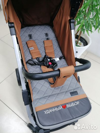 Новая коляска Luxmom T9 (амбровый)