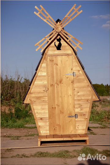 Дачный туалет с установкой DRE450