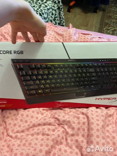 Мембранная клавиатура hyper X alloy core RGB