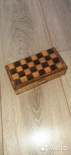 Шахматы деревянные ussr СССР винтаж ручная работа