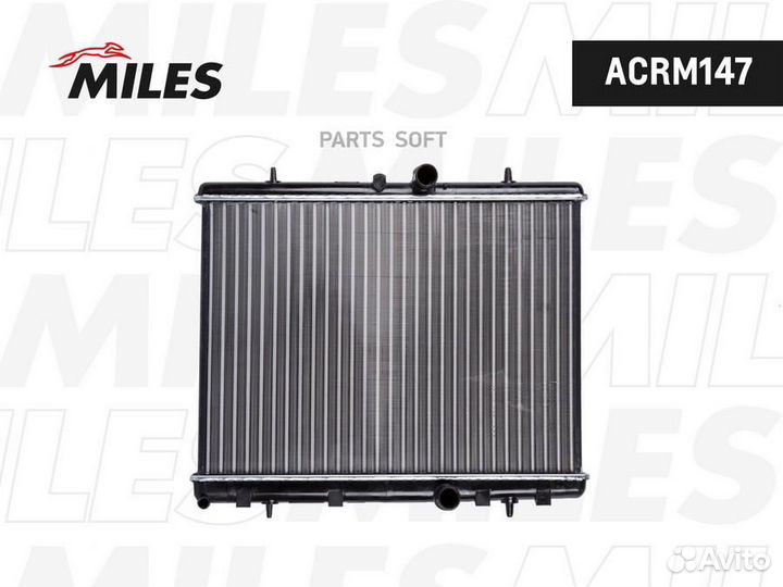 Miles acrm147 Радиатор (механическая сборка) citroen C4/C5 04- peugeot 307 03/ 308 07/ partner 08