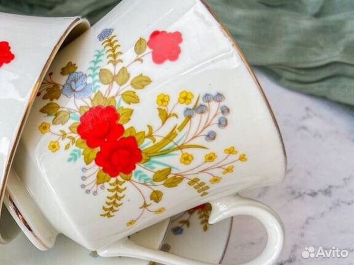 Чайный сервиз винтажный Budlet fine China