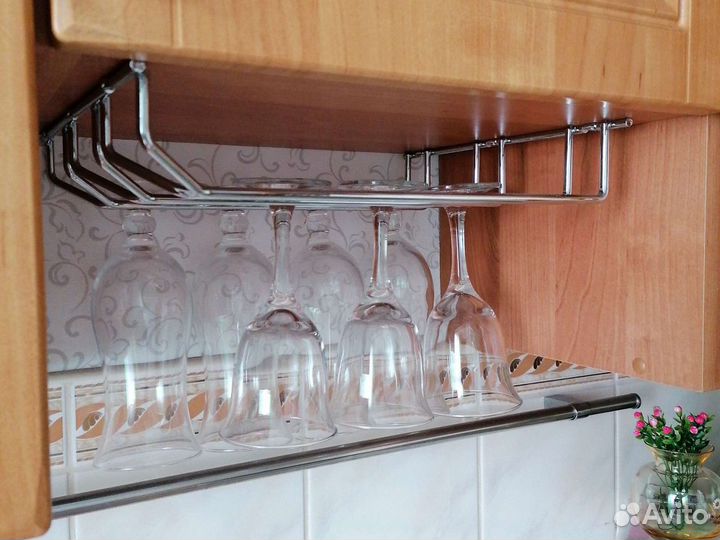 Полка на рейлинг угловая, держатель для подвешиван